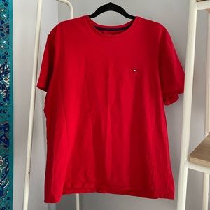 Tommy Hilfiger red t-shirt, size large men’s